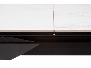Стол CREMONA 140 MATTE STATUARIO Белый мрамор матовый, керамика/ черный каркас, ®DISAUR в Краснокамске - krasnokamsk.mebel24.online | фото 4