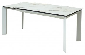Стол CREMONA 160 KL-188 Контрастный мрамор / белый каркас, ®DISAUR в Краснокамске - krasnokamsk.mebel24.online | фото 7
