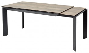 Стол CREMONA 180 KL-61 Под дерево, итальянская керамика / черный каркас, ®DISAUR в Краснокамске - krasnokamsk.mebel24.online | фото 7