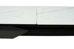 Стол CREMONA 180 KL-99 Белый мрамор матовый, итальянская керамика / черный каркас, ®DISAUR в Краснокамске - krasnokamsk.mebel24.online | фото 12