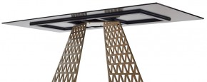 Стол ENNA 220 KL-188 Контрастный мрамор матовый, итальянская керамика/ каркас цвета шампань, ®DISAUR в Краснокамске - krasnokamsk.mebel24.online | фото 12