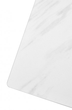 Стол FONDI 180 MARBLES KL-99 Белый мрамор матовый, итальянская керамика/ черный каркас, ®DISAUR в Краснокамске - krasnokamsk.mebel24.online | фото 6