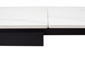 Стол FORIO 160 MATT WHITE MARBLE SOLID CERAMIC / BLACK, ®DISAUR в Краснокамске - krasnokamsk.mebel24.online | фото 3