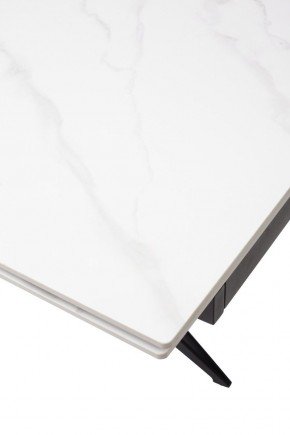 Стол FORIO 160 MATT WHITE MARBLE SOLID CERAMIC / BLACK, ®DISAUR в Краснокамске - krasnokamsk.mebel24.online | фото 9