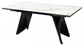 Стол IVAR 180 MARBLES KL-188 Контрастный мрамор, итальянская керамика, ®DISAUR в Краснокамске - krasnokamsk.mebel24.online | фото 1