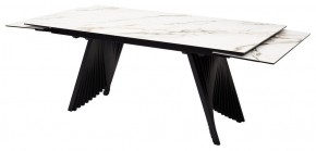 Стол IVAR 180 MARBLES KL-188 Контрастный мрамор, итальянская керамика, ®DISAUR в Краснокамске - krasnokamsk.mebel24.online | фото 7