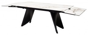 Стол IVAR 180 MARBLES KL-188 Контрастный мрамор, итальянская керамика, ®DISAUR в Краснокамске - krasnokamsk.mebel24.online | фото 9