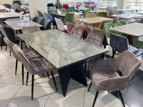 Стол IVAR 180 MARBLES KL-80 Серый мрамор, итальянская керамика, ®DISAUR в Краснокамске - krasnokamsk.mebel24.online | фото 11
