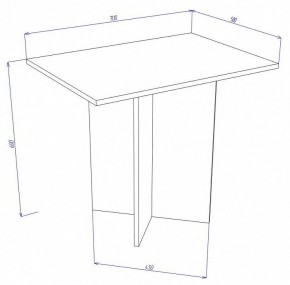 Стол журнальный Cross СЖ4 в Краснокамске - krasnokamsk.mebel24.online | фото 2