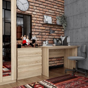Стол КАСТОР письменный 120х65, цвет Дуб Сонома в Краснокамске - krasnokamsk.mebel24.online | фото 3