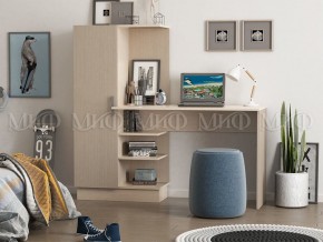 Стол компьютерный №1 (УПКФ) дуб беленый в Краснокамске - krasnokamsk.mebel24.online | фото