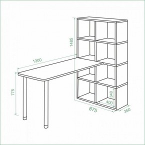 Стол компьютерный Bartolo в Краснокамске - krasnokamsk.mebel24.online | фото 3