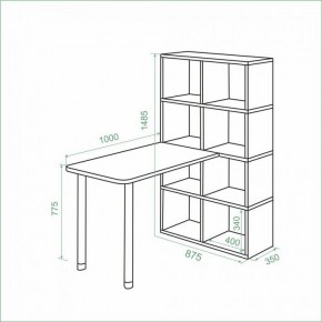Стол компьютерный Bartolo в Краснокамске - krasnokamsk.mebel24.online | фото 2