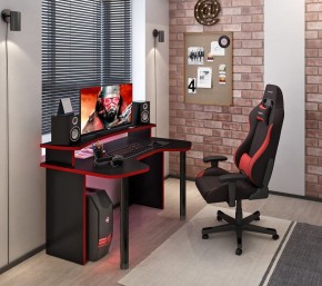 Стол компьютерный Домино Lite СКЛ-Игр140+НКИЛ140 в Краснокамске - krasnokamsk.mebel24.online | фото 2