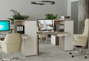 Стол компьютерный Домино Lite СКЛ-ПРЯМ100+ШК КБЕ в Краснокамске - krasnokamsk.mebel24.online | фото 2