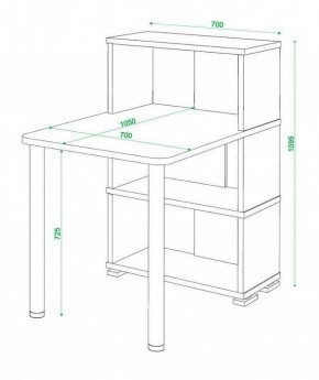 Стол компьютерный Домино СБ-10М3 в Краснокамске - krasnokamsk.mebel24.online | фото 3