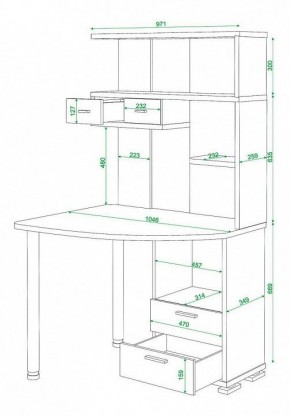 Стол компьютерный Домино СК-20 в Краснокамске - krasnokamsk.mebel24.online | фото 5