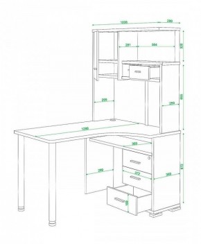 Стол компьютерный Домино СР-130 в Краснокамске - krasnokamsk.mebel24.online | фото 5