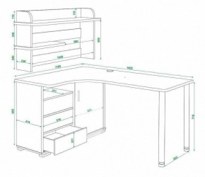 Стол компьютерный Домино СР-145М в Краснокамске - krasnokamsk.mebel24.online | фото 5