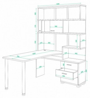 Стол компьютерный Домино СР-420/150 в Краснокамске - krasnokamsk.mebel24.online | фото 2