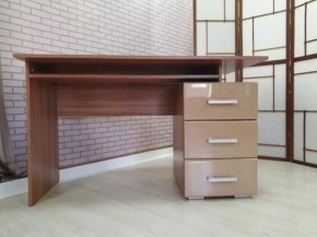Стол компьютерный Симба Ясень шимо-Кофе с молоком в Краснокамске - krasnokamsk.mebel24.online | фото 2
