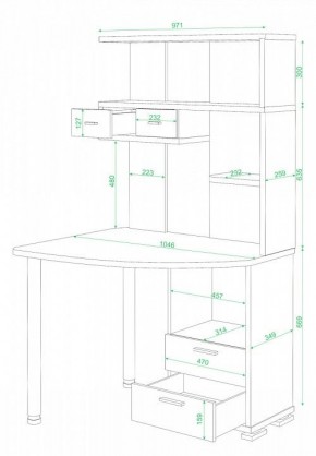 Стол компьютерный СК-20 в Краснокамске - krasnokamsk.mebel24.online | фото 2