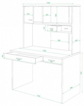 Стол компьютерный СК-60 в Краснокамске - krasnokamsk.mebel24.online | фото 2