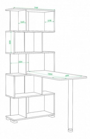 Стол компьютерный СЛ-5СТ в Краснокамске - krasnokamsk.mebel24.online | фото 2