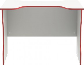 Стол компьютерный ВАРДИГ K2 100x82, белый/красный в Краснокамске - krasnokamsk.mebel24.online | фото 2