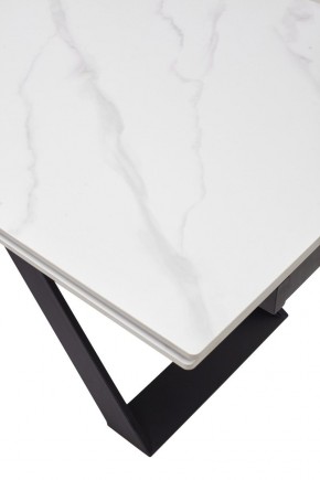 Стол LIVORNO 180 MATT WHITE MARBLE SOLID CERAMIC / BLACK, ®DISAUR в Краснокамске - krasnokamsk.mebel24.online | фото 9