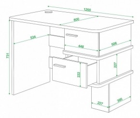 Стол письменный Домино СД-15С в Краснокамске - krasnokamsk.mebel24.online | фото 4