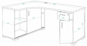 Стол письменный Домино СР-160М в Краснокамске - krasnokamsk.mebel24.online | фото 2