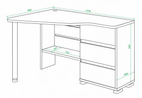 Стол письменный Домино СР-322С в Краснокамске - krasnokamsk.mebel24.online | фото 2