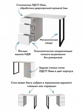 Стол письменный Эконом стандарт С-401 в Краснокамске - krasnokamsk.mebel24.online | фото 6