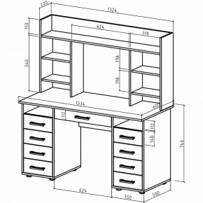 Стол письменный Остин-14Я в Краснокамске - krasnokamsk.mebel24.online | фото 2