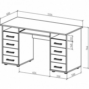 Стол письменный Остин в Краснокамске - krasnokamsk.mebel24.online | фото 3