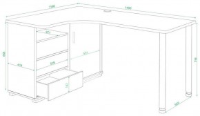 Стол письменный СР-145СМ в Краснокамске - krasnokamsk.mebel24.online | фото 2