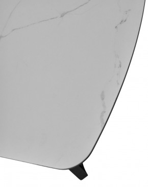 Стол RASMUS 160 TL-45 Белый мрамор, испанская керамика / черный каркас, ®DISAUR в Краснокамске - krasnokamsk.mebel24.online | фото 6