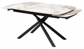 Стол RIVOLI 140 GLOSS LUXURY PANDORA SOLID CERAMIC / BLACK, ®DISAUR в Краснокамске - krasnokamsk.mebel24.online | фото 5