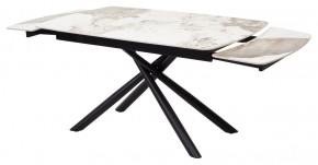 Стол RIVOLI 140 GLOSS LUXURY PANDORA SOLID CERAMIC / BLACK, ®DISAUR в Краснокамске - krasnokamsk.mebel24.online | фото 6
