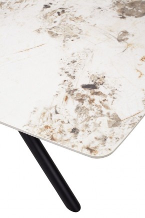 Стол RIVOLI 140 GLOSS LUXURY PANDORA SOLID CERAMIC / BLACK, ®DISAUR в Краснокамске - krasnokamsk.mebel24.online | фото 8