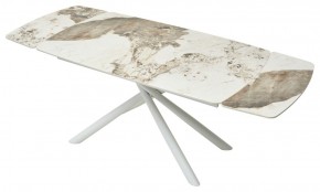 Стол RIVOLI 140 GLOSS LUXURY PANDORA SOLID CERAMIC / WHITE, ®DISAUR в Краснокамске - krasnokamsk.mebel24.online | фото 6