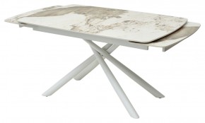 Стол RIVOLI 140 GLOSS LUXURY PANDORA SOLID CERAMIC / WHITE, ®DISAUR в Краснокамске - krasnokamsk.mebel24.online | фото 9