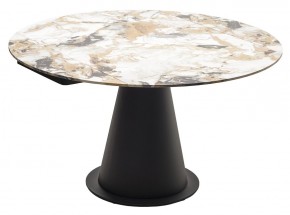Стол TERAMO 135 GLOSS GRAND JADE SOLID CERAMIC, керамика, поворотн.механизм / Черный каркас, ®DISAUR в Краснокамске - krasnokamsk.mebel24.online | фото 15