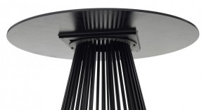 Стол TERNI 120 MATT BLACK MARBLE SOLID CERAMIC Черный мрамор матовый, керамика /Черн.каркас, ®DISAUR в Краснокамске - krasnokamsk.mebel24.online | фото 6