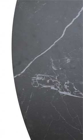 Стол TERNI 120 MATT BLACK MARBLE SOLID CERAMIC Черный мрамор матовый, керамика /Черн.каркас, ®DISAUR в Краснокамске - krasnokamsk.mebel24.online | фото 9