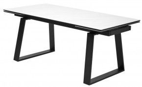 Стол VASTO 180 MARBLES KL-99 Белый мрамор матовый, итальянская керамика/ черный каркас, ®DISAUR в Краснокамске - krasnokamsk.mebel24.online | фото 4