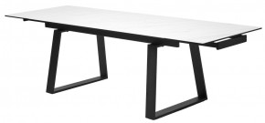 Стол VASTO 180 MARBLES KL-99 Белый мрамор матовый, итальянская керамика/ черный каркас, ®DISAUR в Краснокамске - krasnokamsk.mebel24.online | фото 9