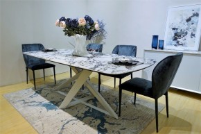 Стол VICENZA 220 BULGARI WHITE, керамика / белый, ®DISAUR в Краснокамске - krasnokamsk.mebel24.online | фото 12