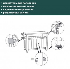 Столик для барбекю 207 Л (Unity XL 207L) в Краснокамске - krasnokamsk.mebel24.online | фото 9